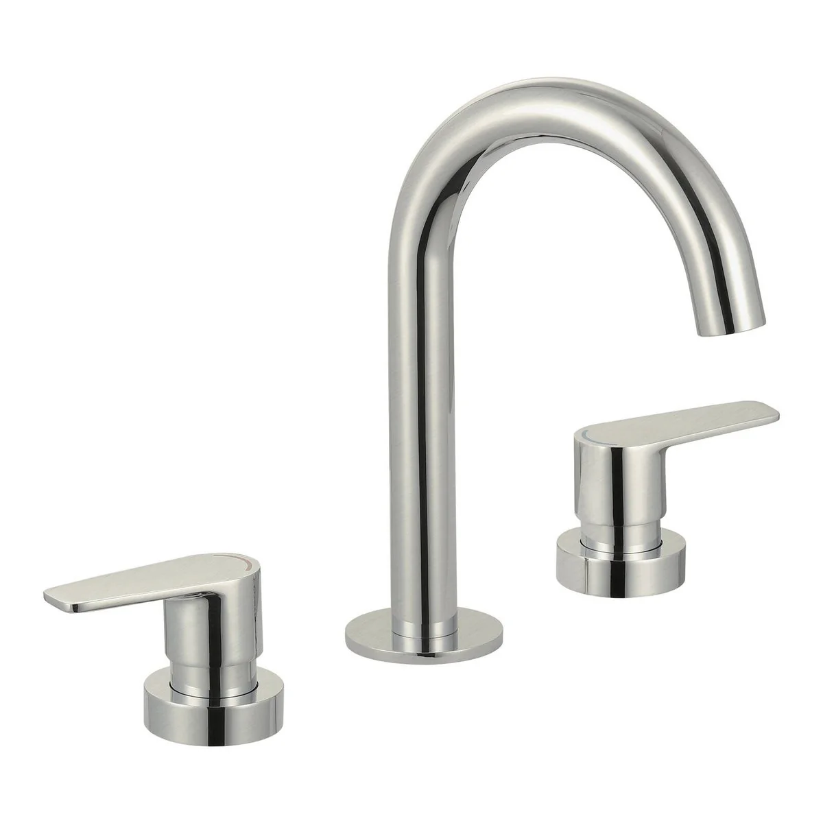 Evekare Brushed Nickel 1/4 Turn Extended Lever Basin Set 245mm - Easy Access