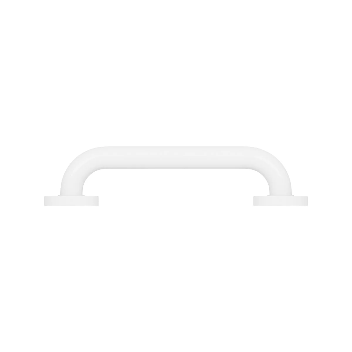 Evekare 300mm White Concealed Flange Grab Rail - 250kg Capacity - 304 Stainless Steel - Image 5