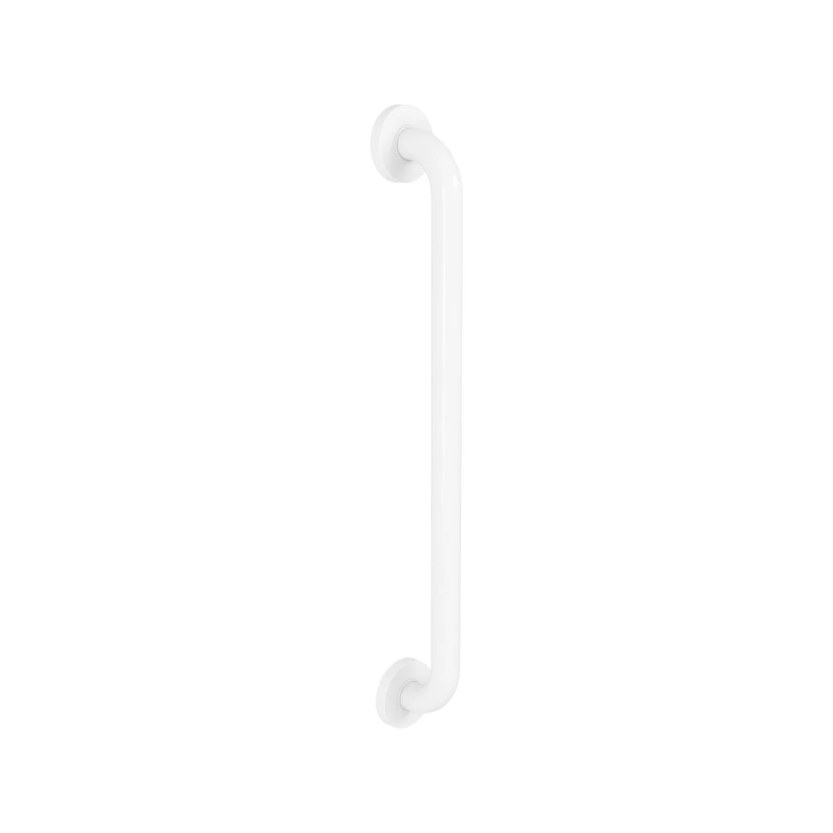 Evekare 600mm White Concealed Flange Grab Rail - 250kg Capacity - 304 Stainless Steel - Image 3
