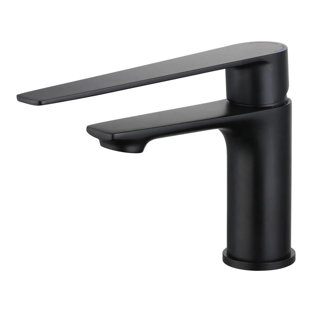Evekare Matte Black Extended Lever Basin Mixer - 180mm x 180mm x 75mm - Easy Access