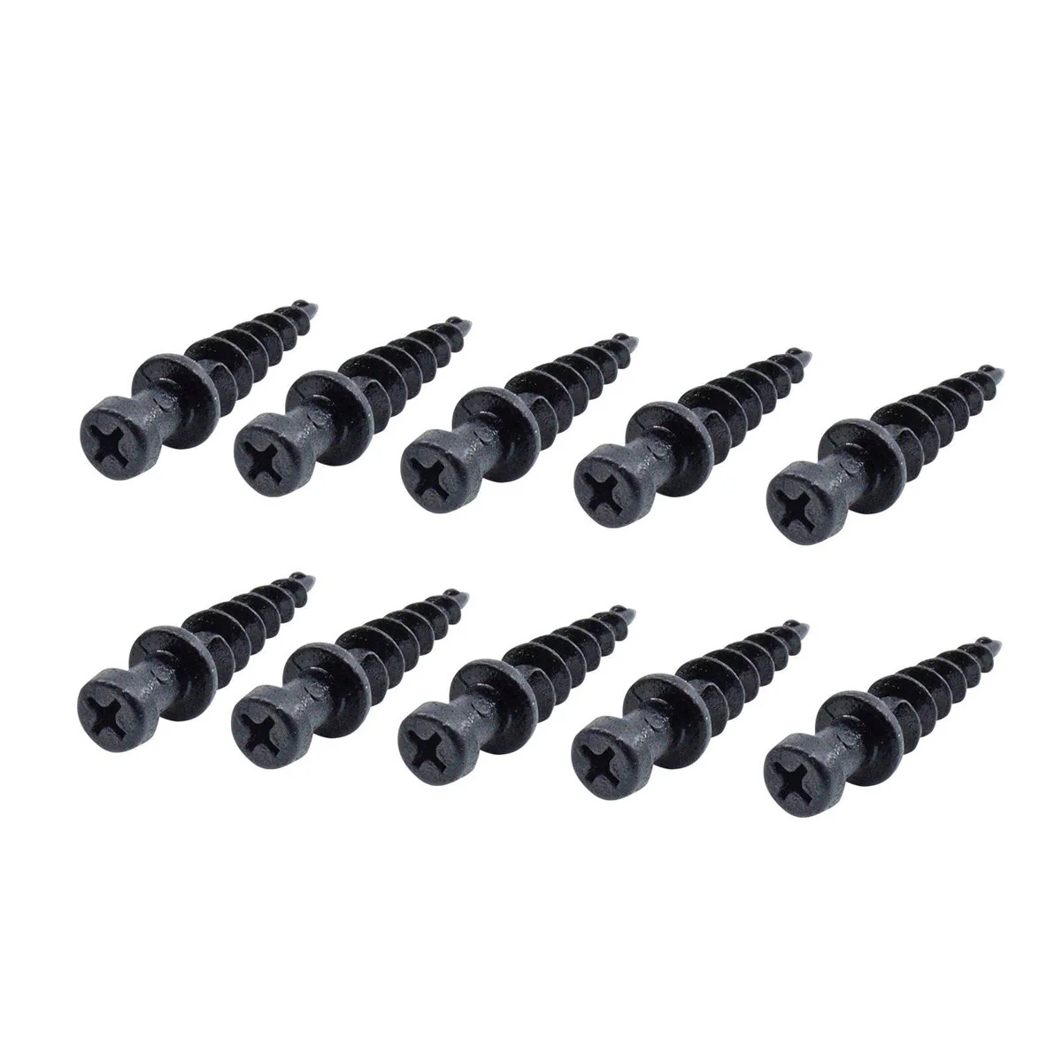 Everhang 30kg Black Heavy Duty Picture Hanging Screws 10 Pack - 8mm x 40mm - Easy Installation - Image 2