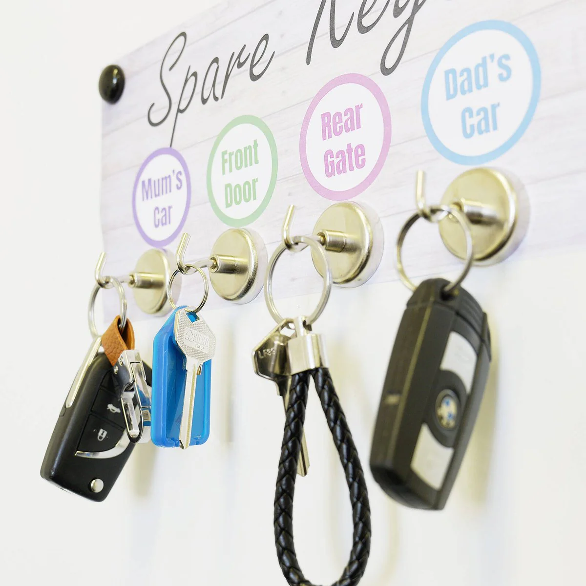 Everhang Silver Magnetic Hook 4 Pack - 35mm - Versatile Hanging Solution - Image 4