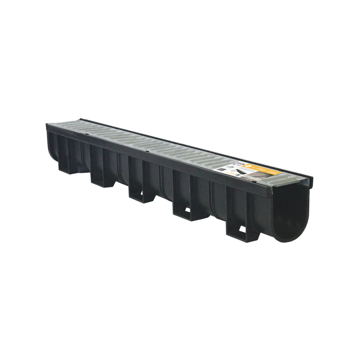 Everhard 1m Easydrain Galvanised Steel Grate - 100mm Channel - Durable