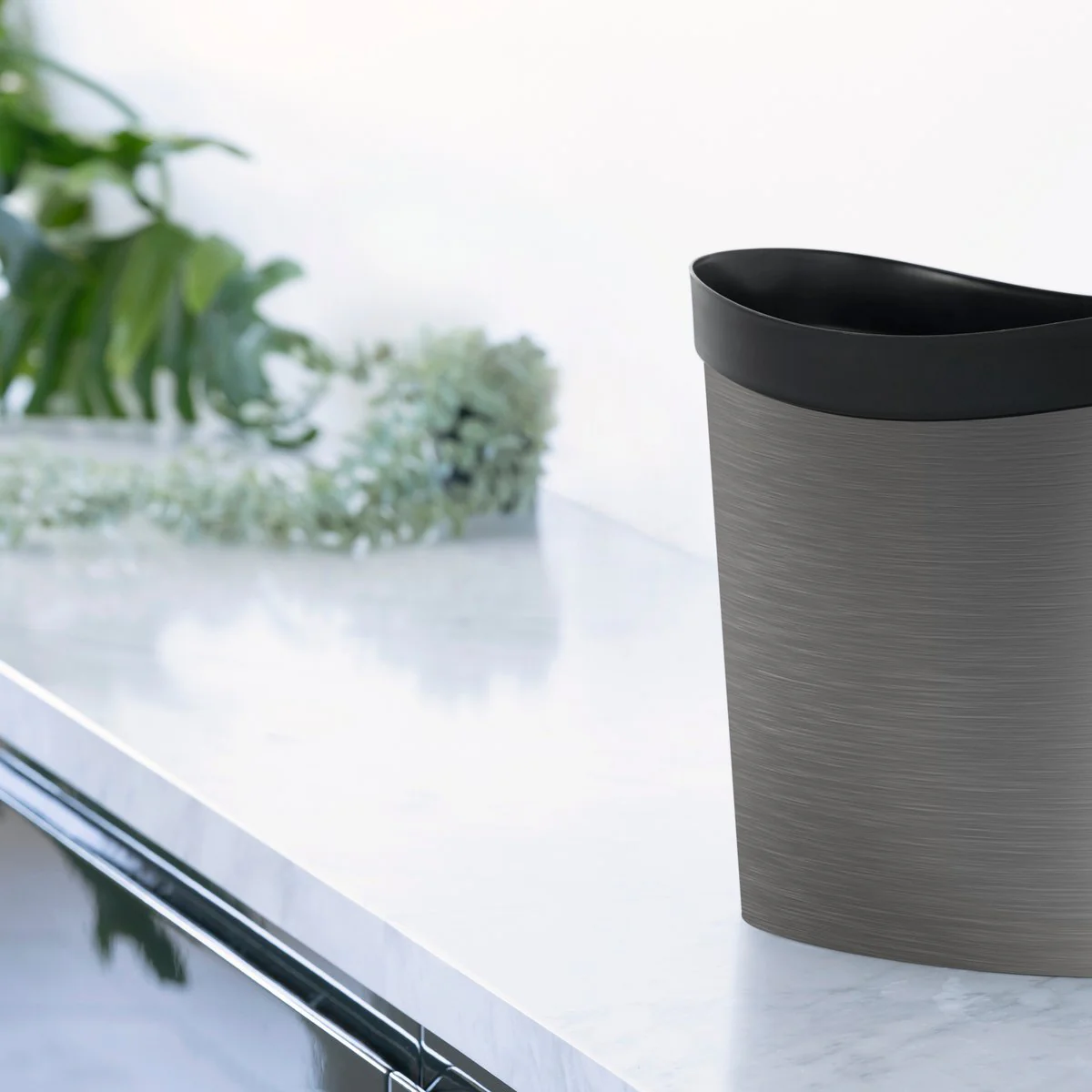 Ezy Storage 12L Oval Waste Bin - 199mm x 310mm x 301mm - Durable & BPA Free - Image 2