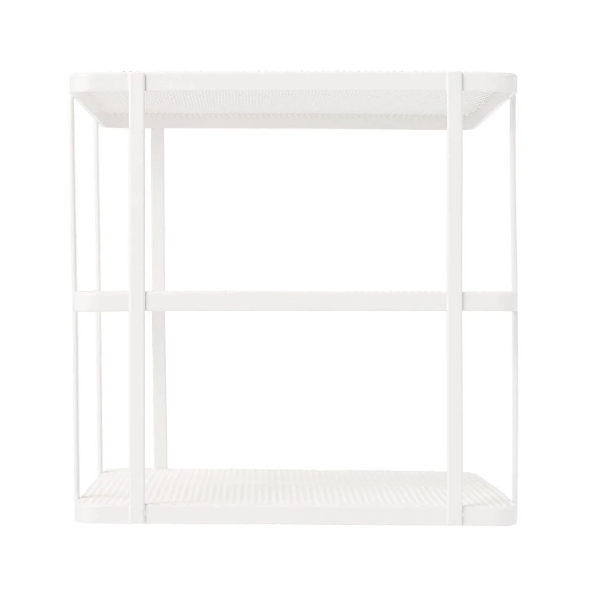 Ezystorage 3 Tier Corner Shelf - 250mm - White - Space-efficient Storage - Image 3