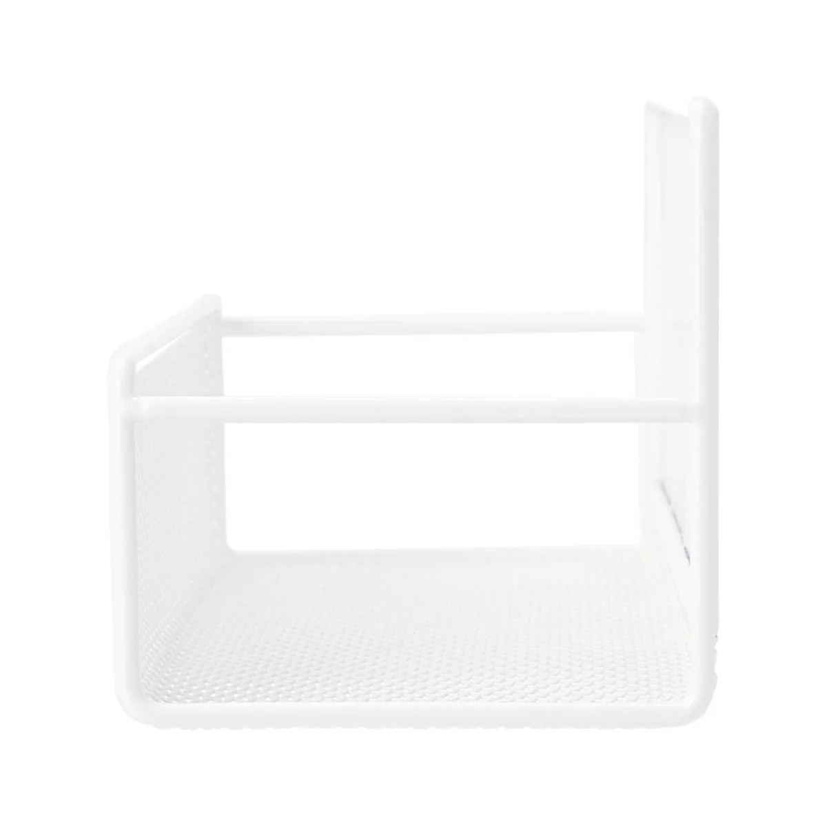 EzyStorage Large Door Mount Wire Rack - 300mm x 101mm x 102mm - White - Organise Jars, Herbs, Spices - Image 2