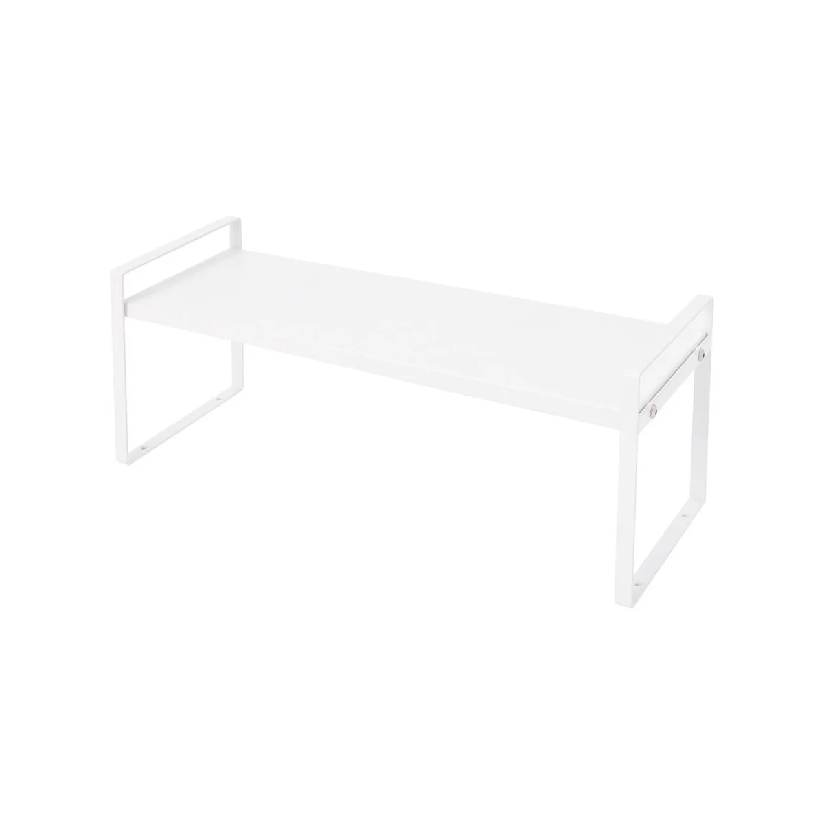 Ezystorage Small Expandable Pantry Shelf - 27-46 cm - White - Space Saver - Image 2