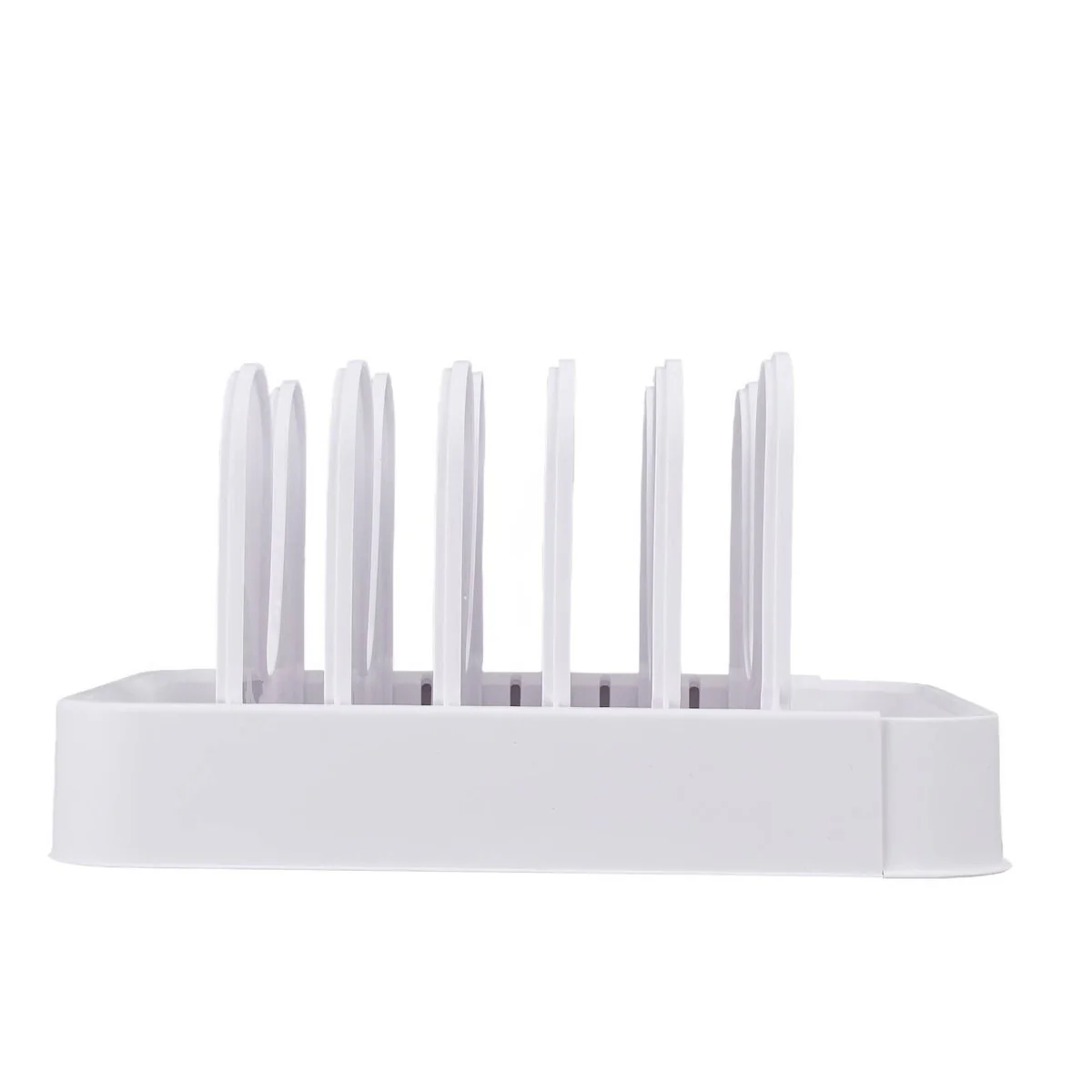 EzyStorage White Expanding Cookware Organiser - 36-58cm - 6 Dividers - Image 5