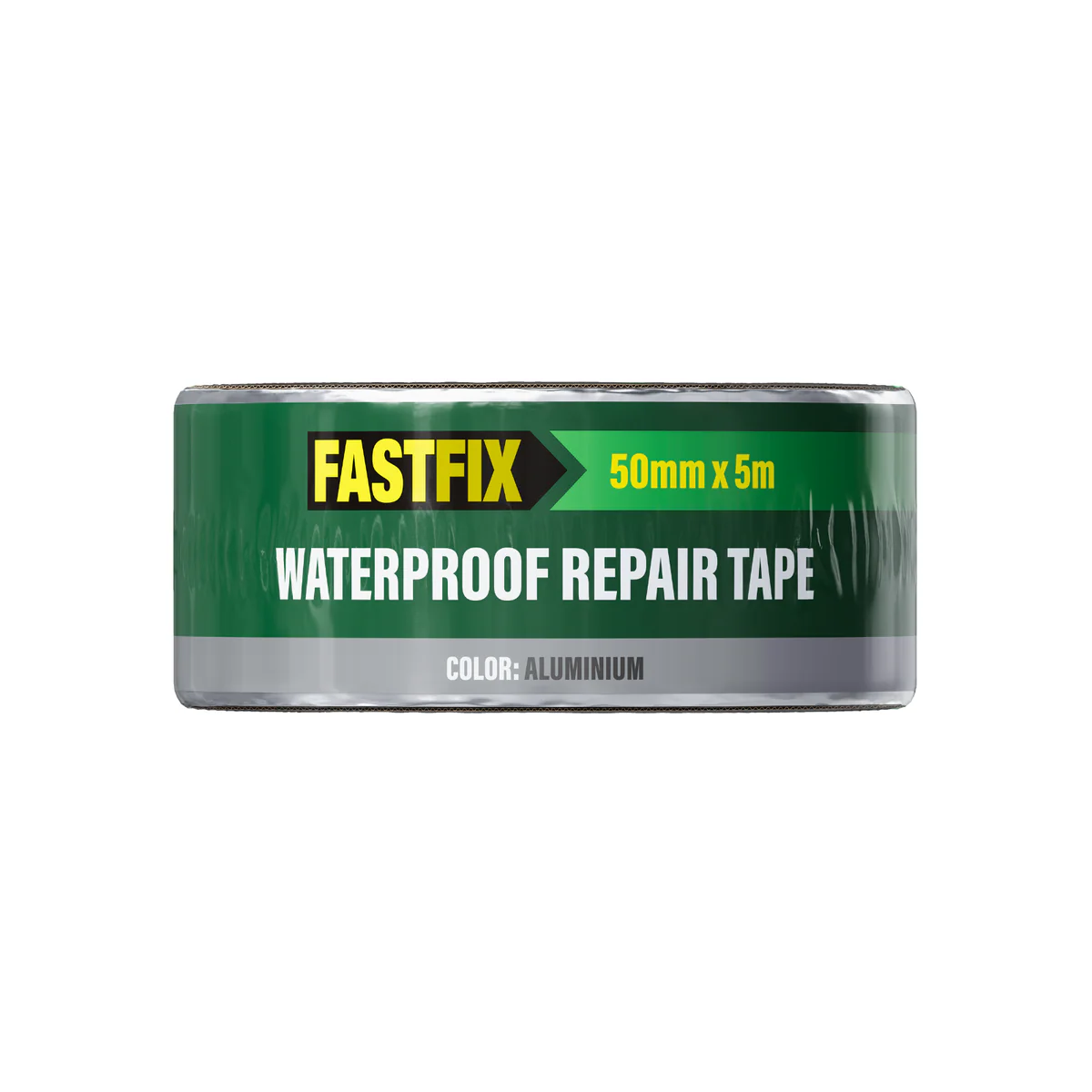 Fastfix Waterproof Repair Tape - 50mm x 5m - Aluminium Reinforced - UV Resistant
