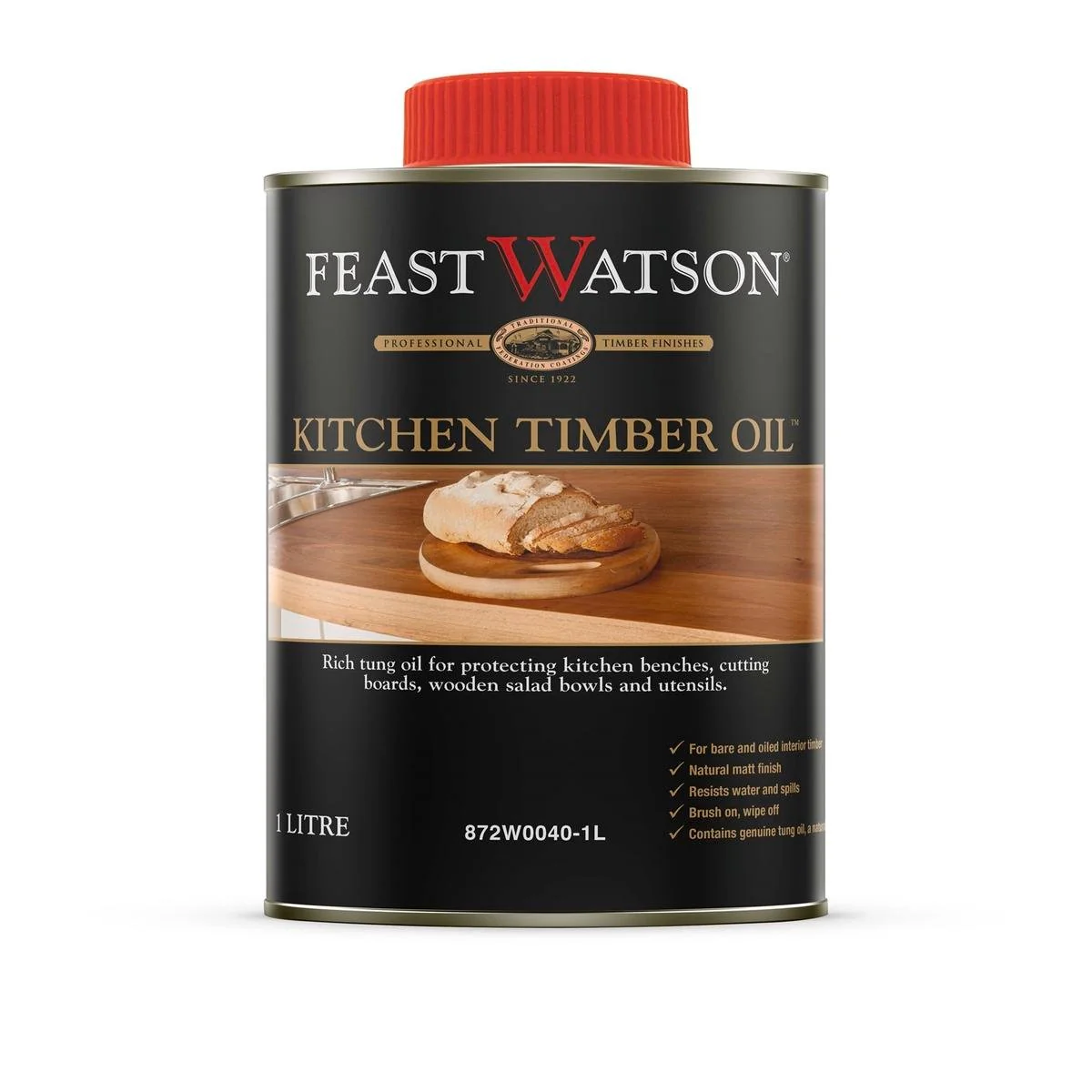 Feast Watson Kitchen Timber Oil - 250ml - Oil Based - Fast Drying