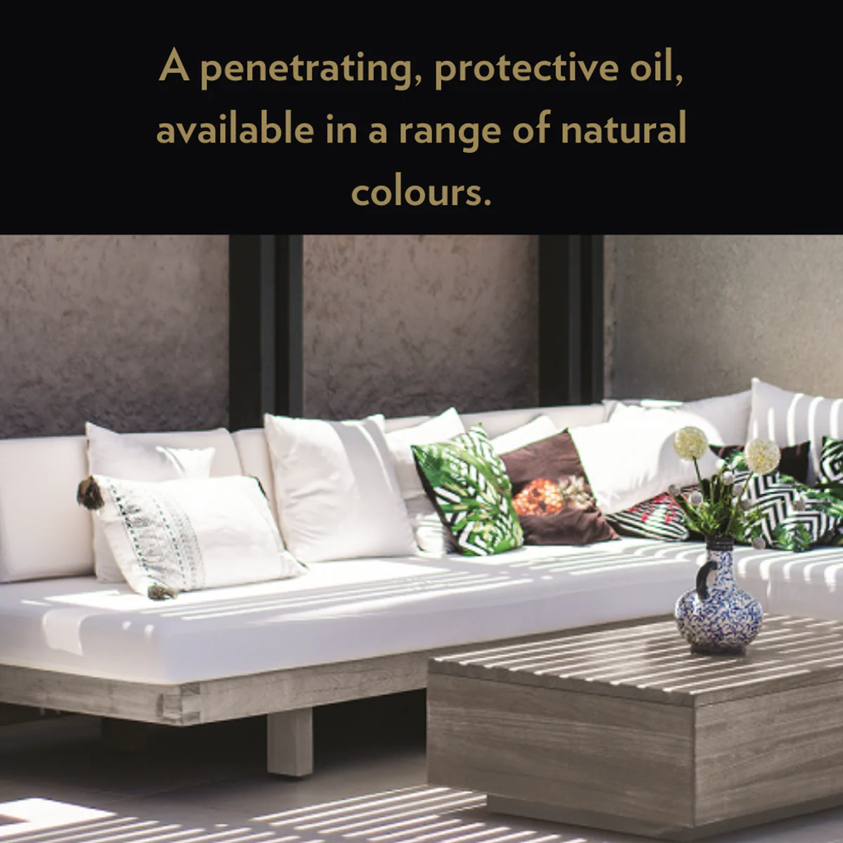 Feast Watson Outdoor Furniture Oil - 2L - Solvent Based - UV Resistant - Image 3