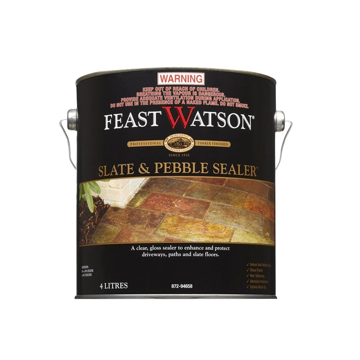 Feast Watson Slate & Pebble Sealer - 4L - Oil Based - Gloss Finish