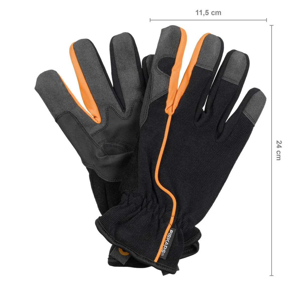 Fiskars Size 8 Garden Work Gloves - Durable Hand Protection - Non-Slip Grip - Image 2
