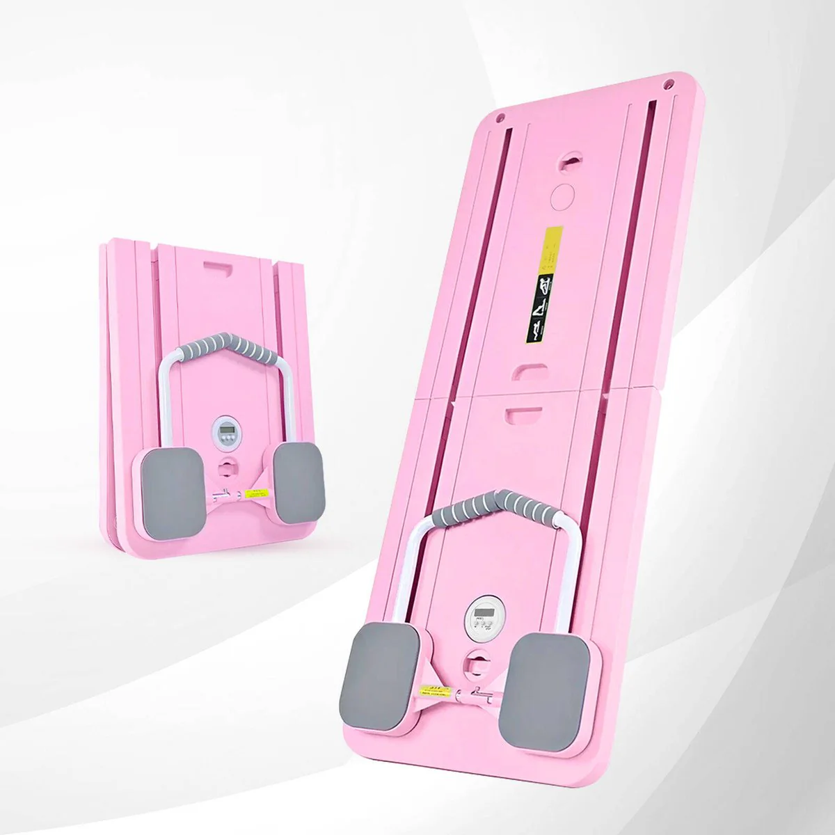 Fitnesslab Pink Pilates Board Reformer - Foldable Set - 410mm x 115mm x 990mm - Full Body Workouts - Image 5