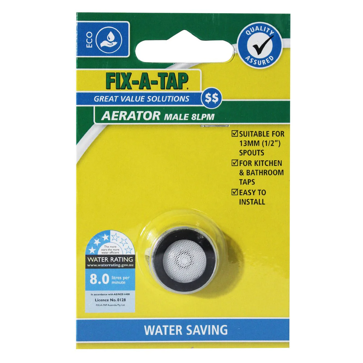 Fix a Tap Wels Male Aerator 8LPM 3 Star 13mm - Easy DIY Installation - Image 2