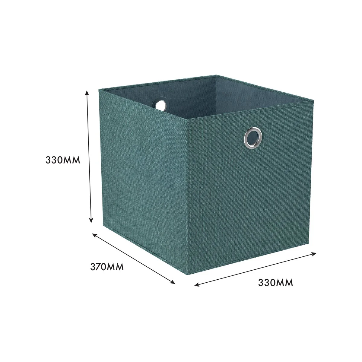 Flexi Storage Clever Cube Insert - 330 x 330 x 370mm - Jade Green - Versatile Storage Solution - Image 5
