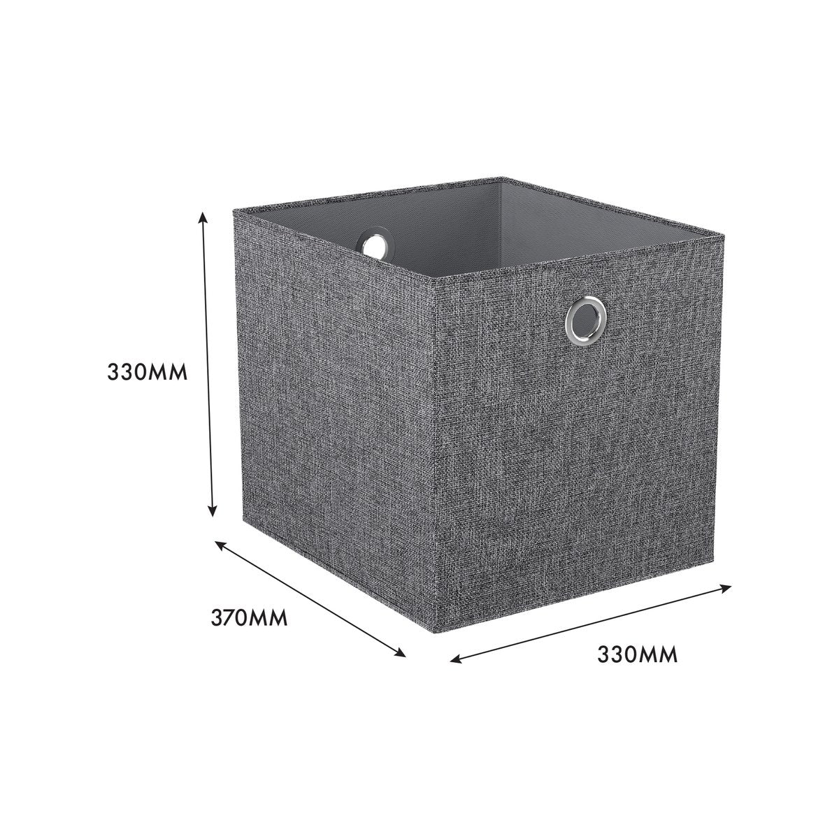 Flexi Storage Clever Cube Insert - 330 x 330 x 370mm - Woven Silver - Versatile Storage Solution - Image 5