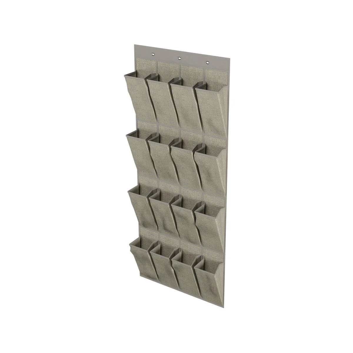 Flexi Storage Wardrobe Ash 16 Pocket Hanging Organiser - 440mm x 1120mm - Space-efficient Storage