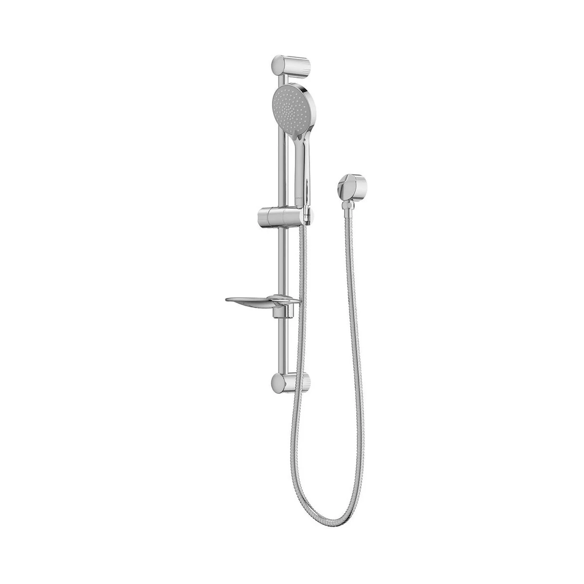 Flexispray Chrome Bermuda Rail Shower - 3 Function - 650mm - Adjustable
