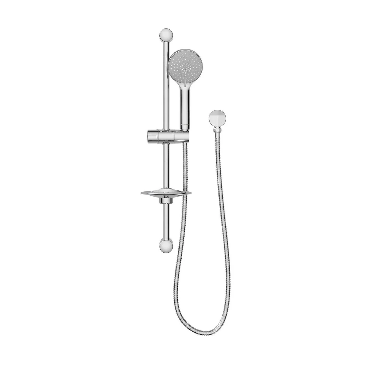 Flexispray Chrome Bermuda Rail Shower - 3 Function - 650mm - Adjustable - Image 3