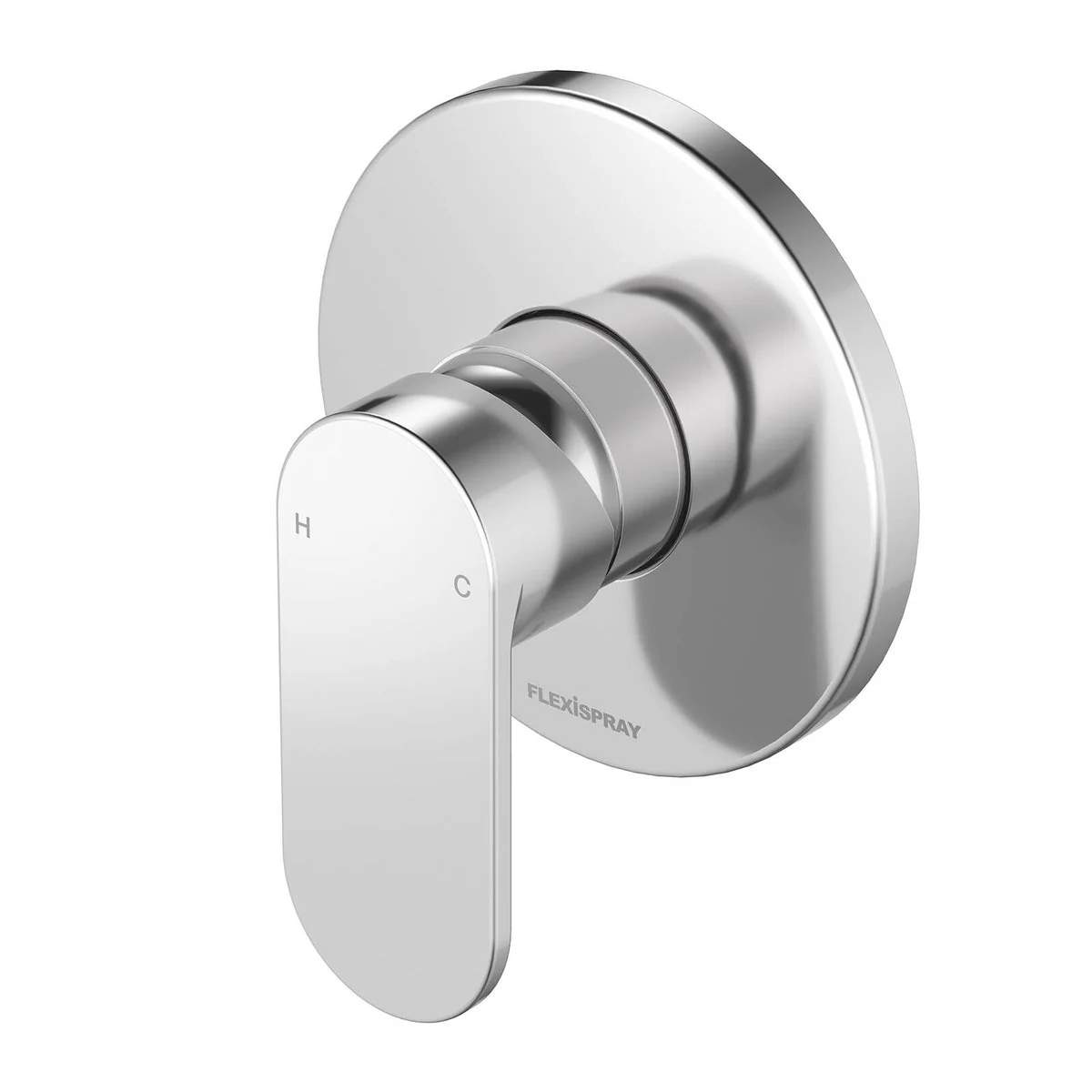 Flexispray Havana Chrome Bath Shower Mixer - 180mm x 60mm x 120mm - Chrome Finish - Durable Ceramic Cartridge