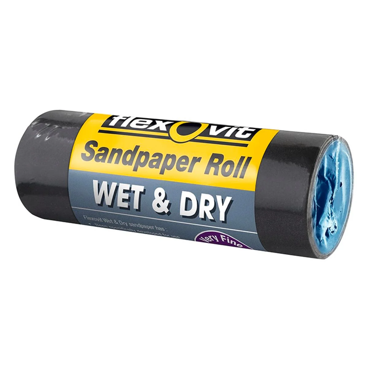 Flexovit 400 Grit Wet And Dry Sandpaper Roll 100mm x 1m Flexible