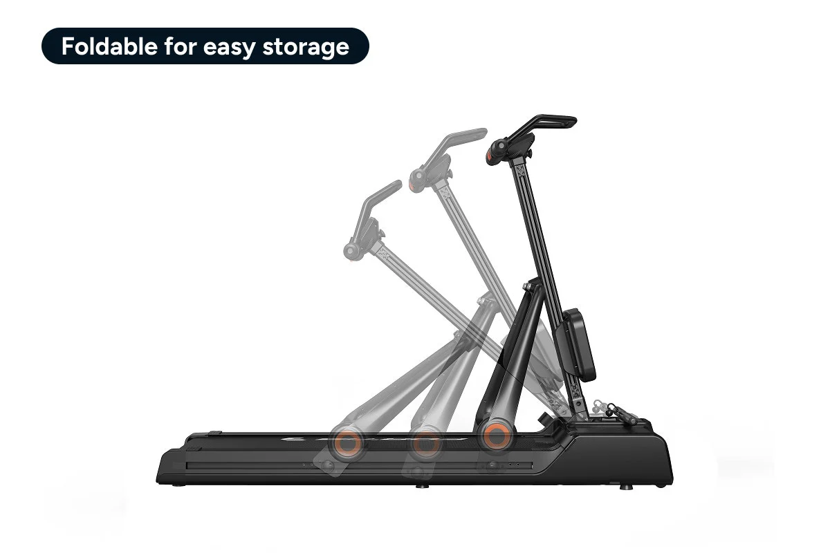 Fortis 4-in-1 Treadmill: Compact Cardio, Rowing, Strength & Ab Trainer - Image 13