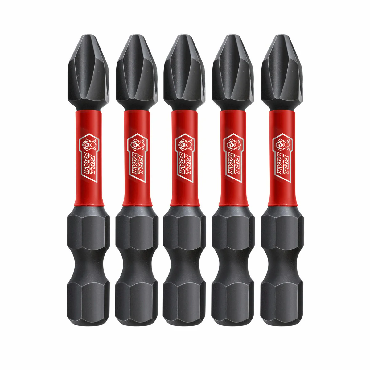 Full Boar Impact Torsion Bit - PH2 x 50mm - S2 Steel - 5 Pack - Image 2