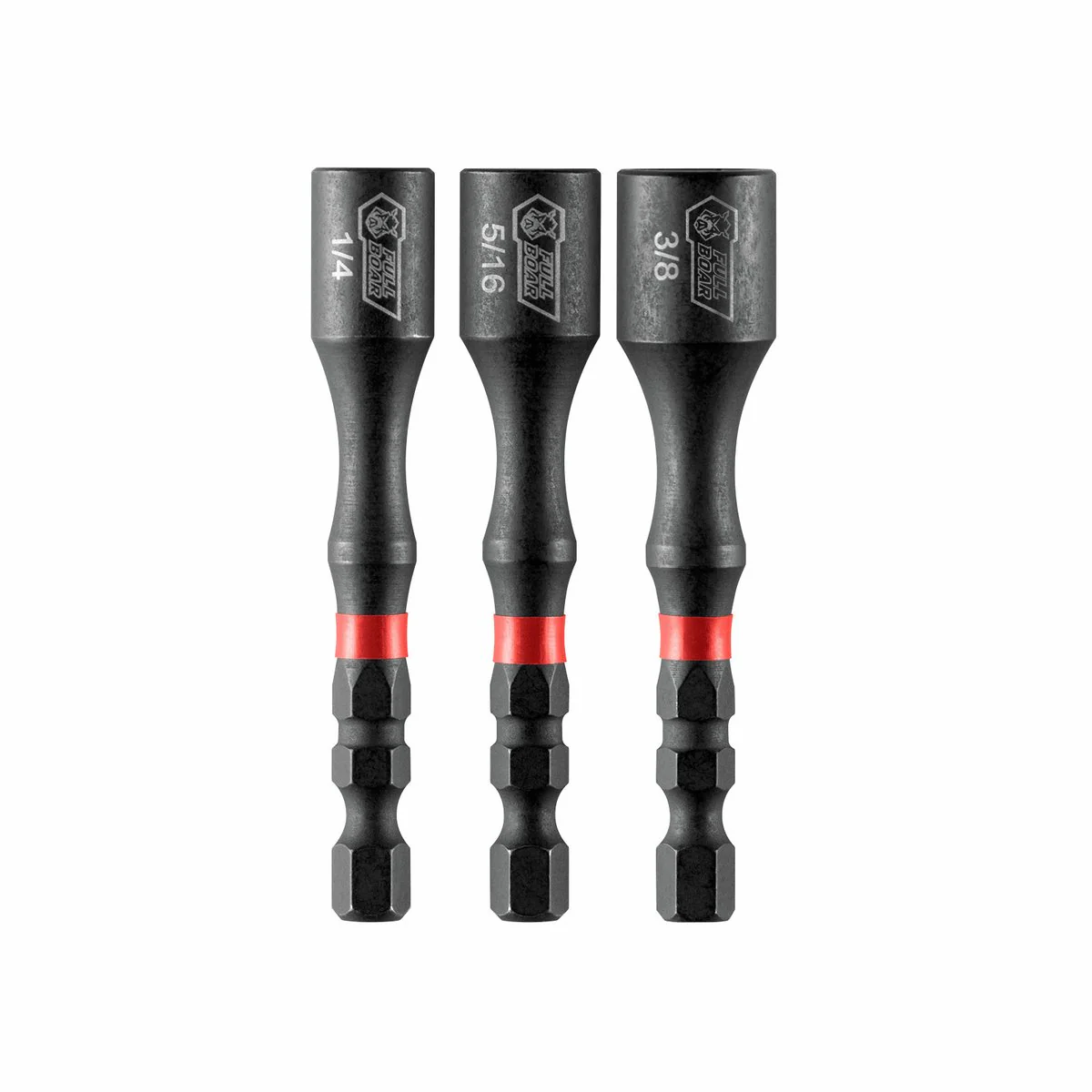 Full Boar Magnetic Impact Nut Setter - 3 Piece - S2 Steel - Strong Magnet - Image 2