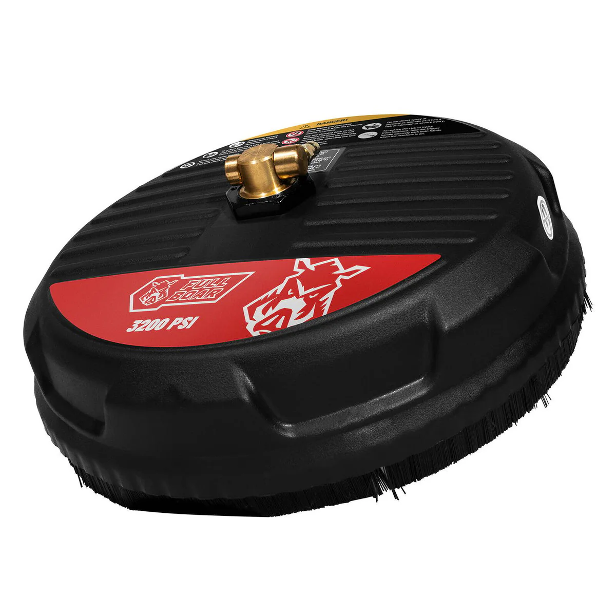 Full Boar Surface Cleaner - 380mm - Dual Nozzles - Lightweight - Black/Yellow