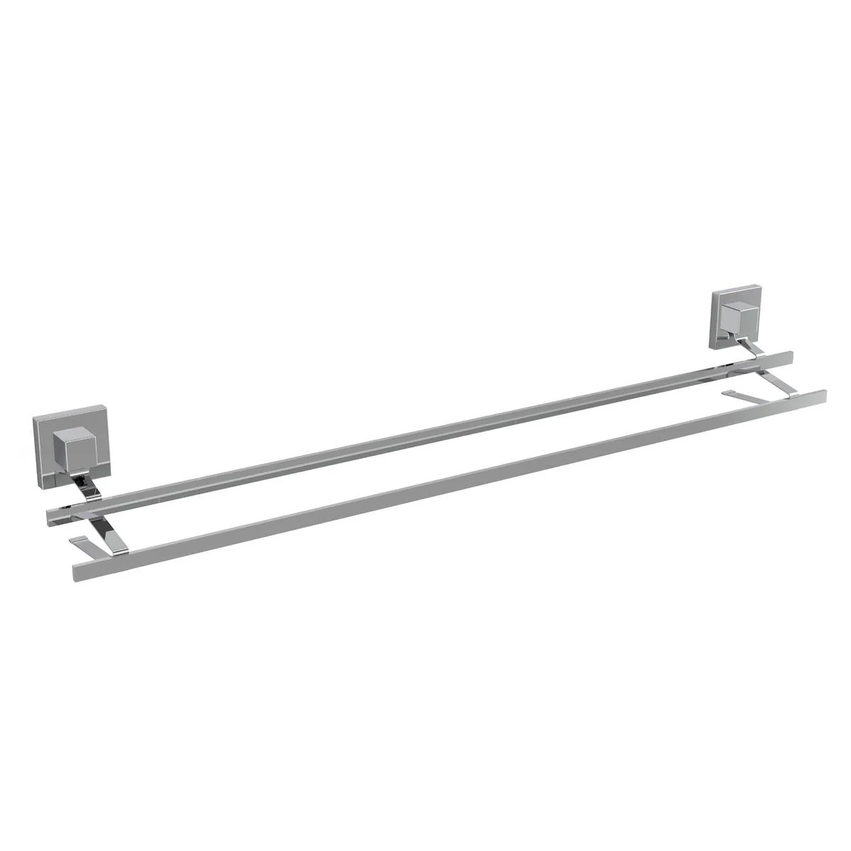 Fusion Loc Stainless Steel Double Towel Rail 80cm 26kg