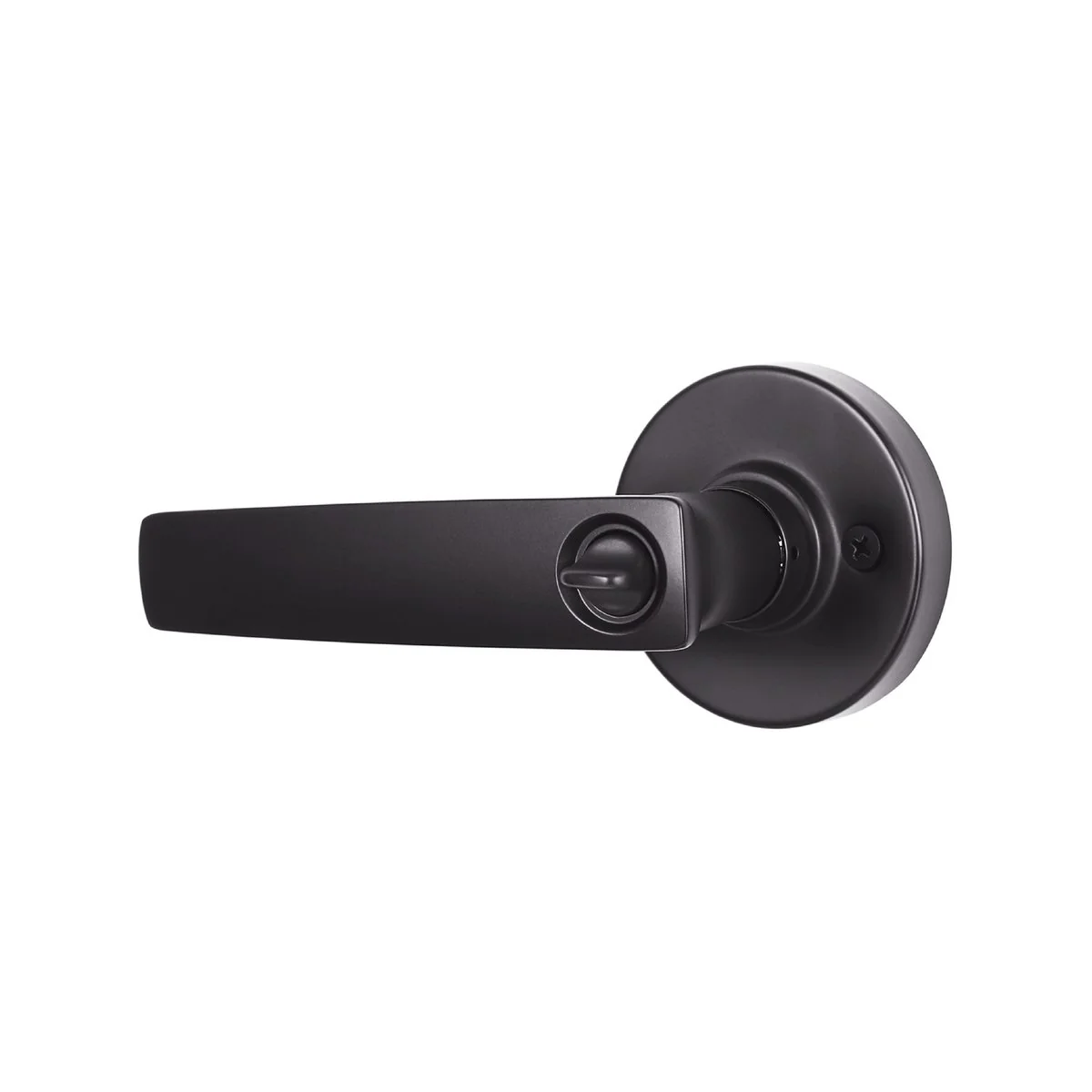 Gainsborough Neue Aurora Entrance Lever Set - Matt Black - 145mm x 67mm - Dual Function - Image 2