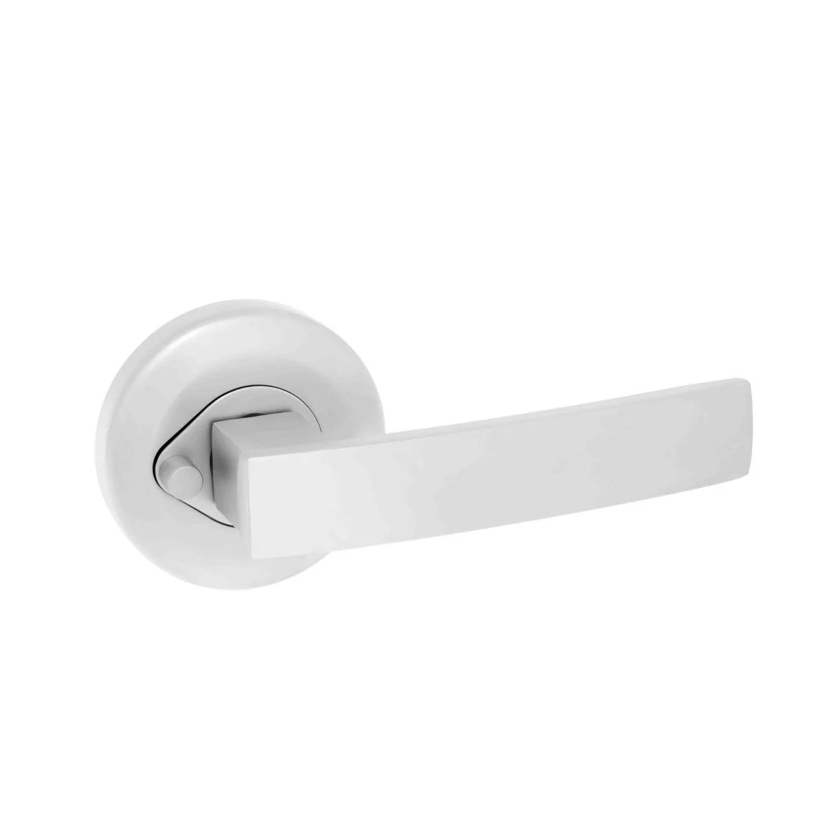 Gainsborough Satin Chrome G2 Series Angular Privacy Leversets - 60mm Zinc - Modern Design - Easy Install