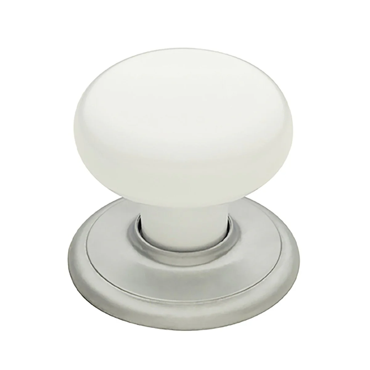 Gainsborough Wardrobe Knobset - 52mm - Aluminium - Satin Chrome