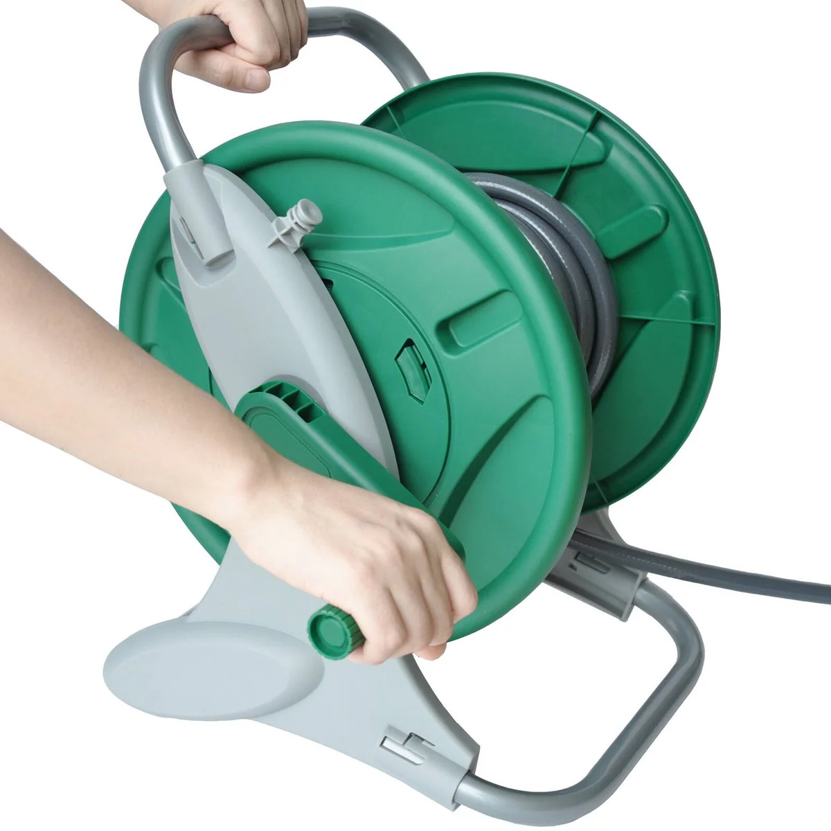 Garden Basics Hose Reel - 20m - Polypropylene - Manual Wind Up - Image 4