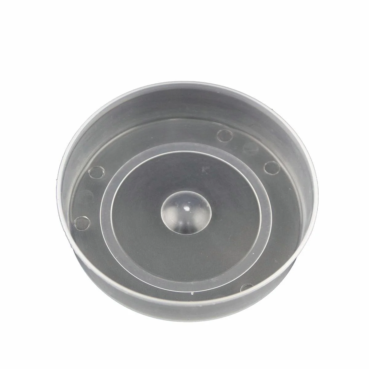 Garden City Plastic Black Grow Pot Saucer - 129mm - Clear - Durable