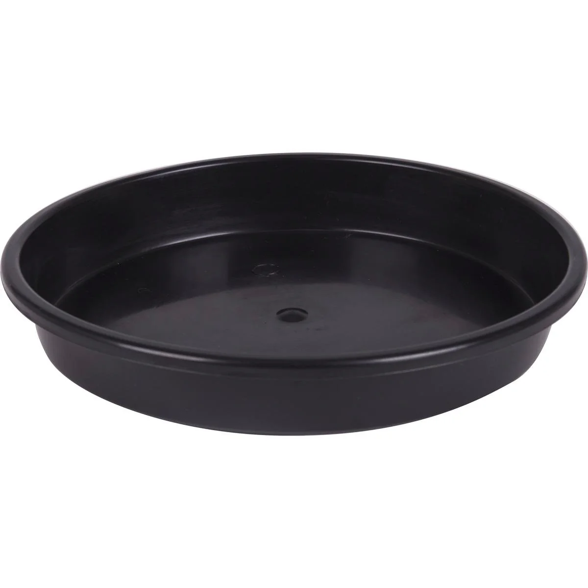 Garden City Plastic Saucer - 360mm - Plastic - Black