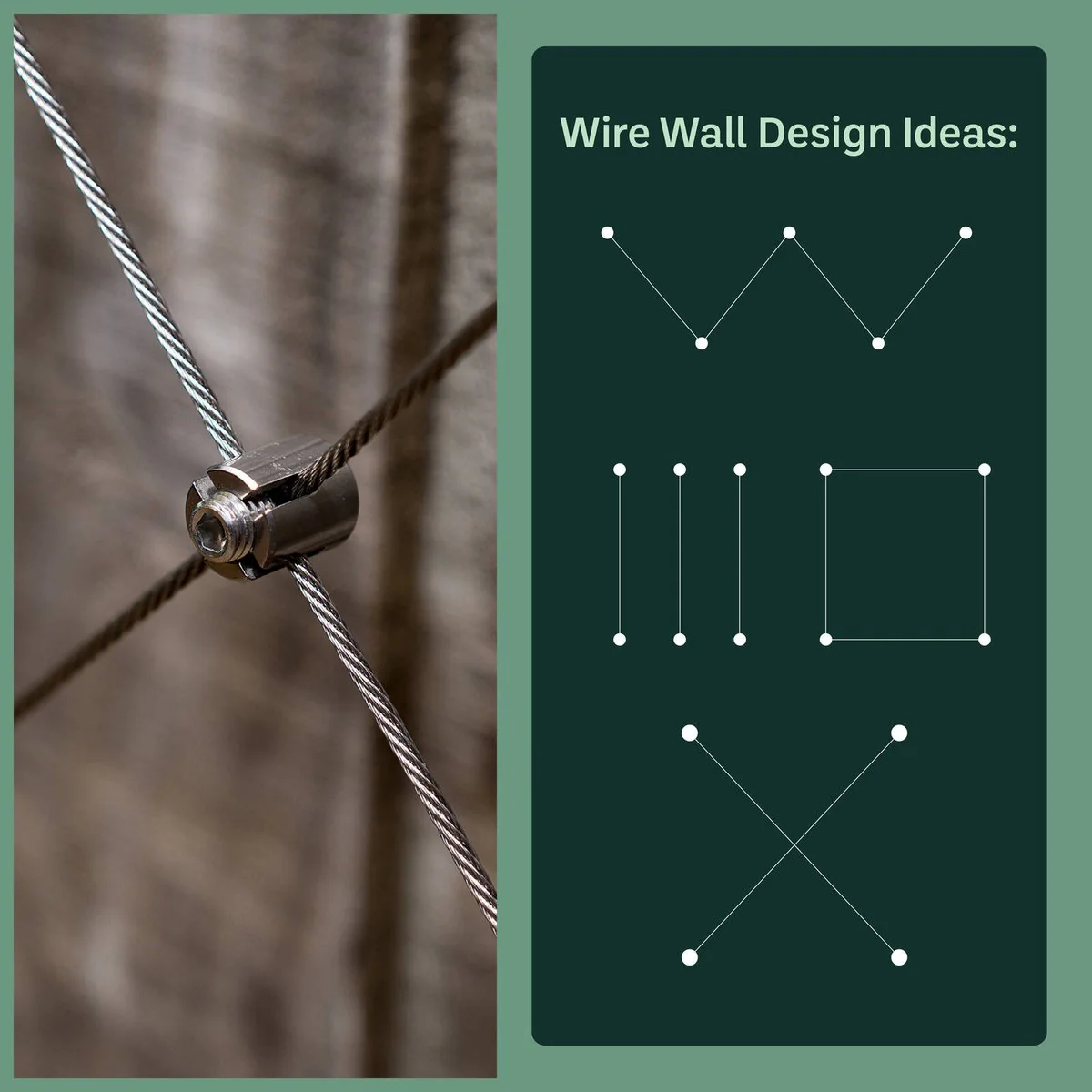 Garden Zen 5m Non Tensioned Wire Wall Plant Trainer Kit - 316 Stainless Steel - Durable Outdoor Support - Image 4