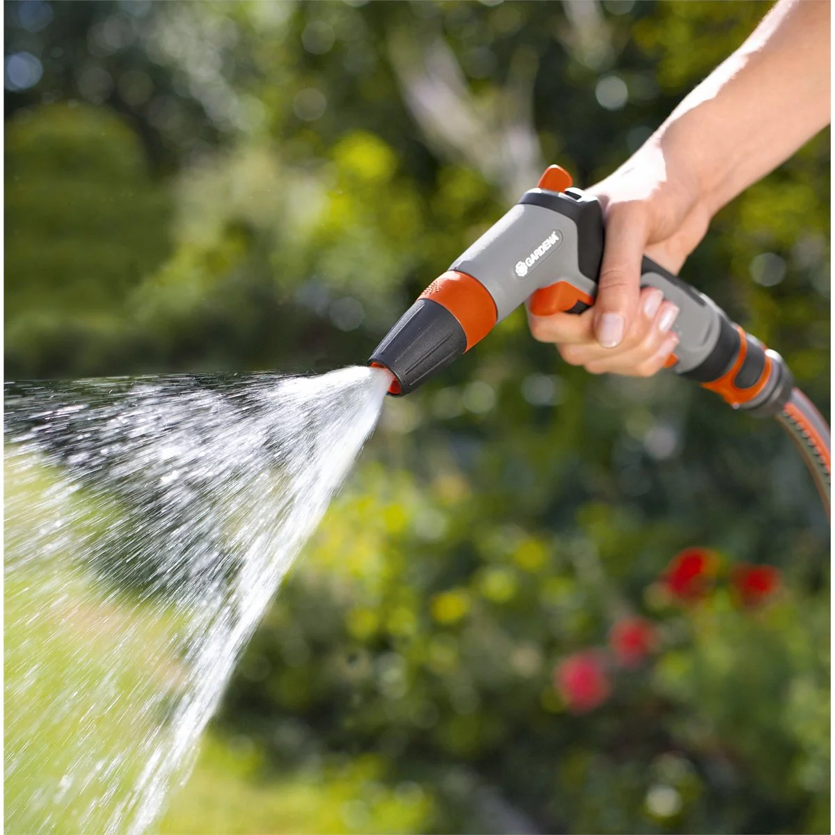 Gardena Trigger Gun Nozzle Set - 13mm - Plastic - Ergonomic Design - Image 2