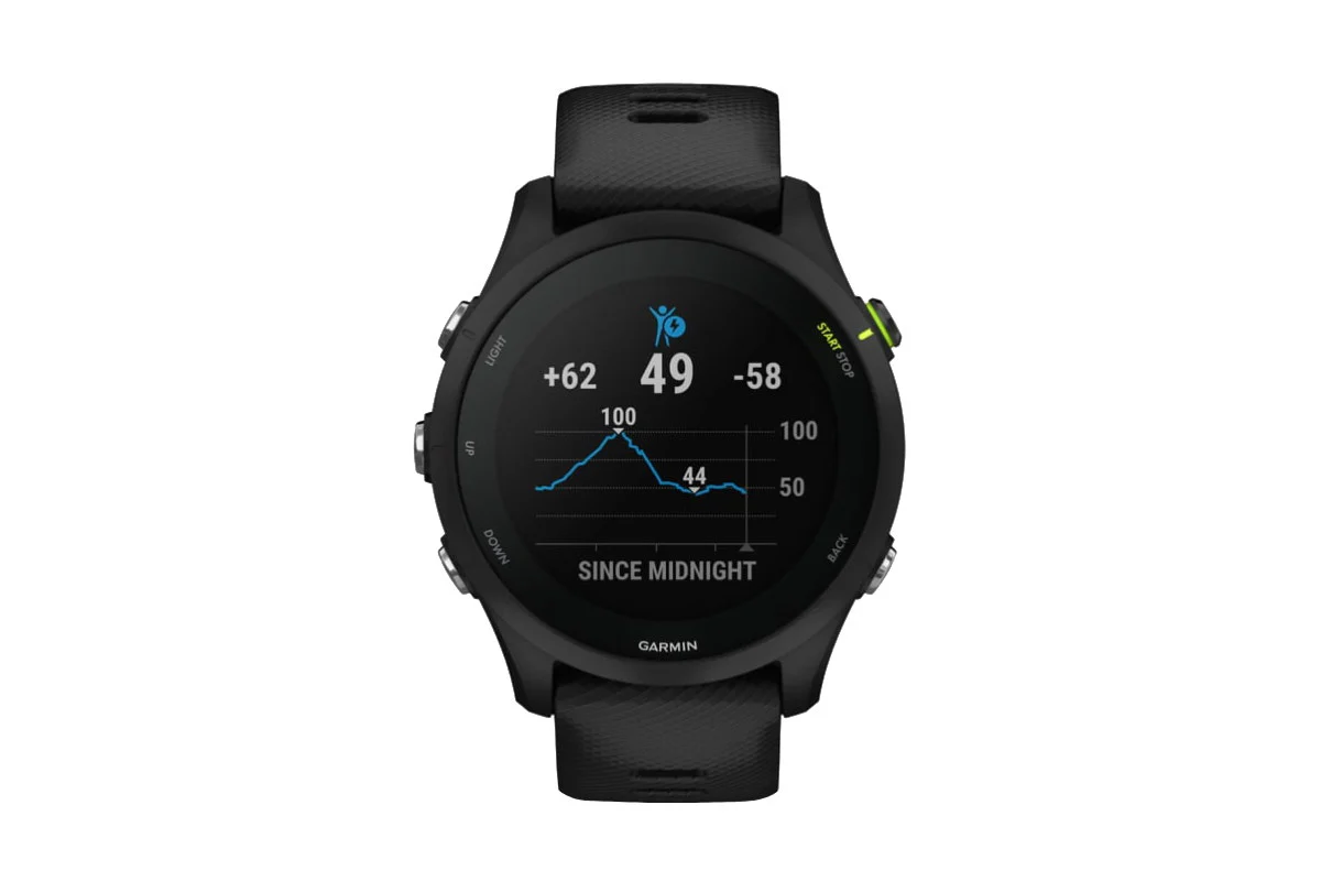 Garmin Forerunner 255 Music Smart Watch - Black, 46mm, GPS, Water-Resistant - Image 6