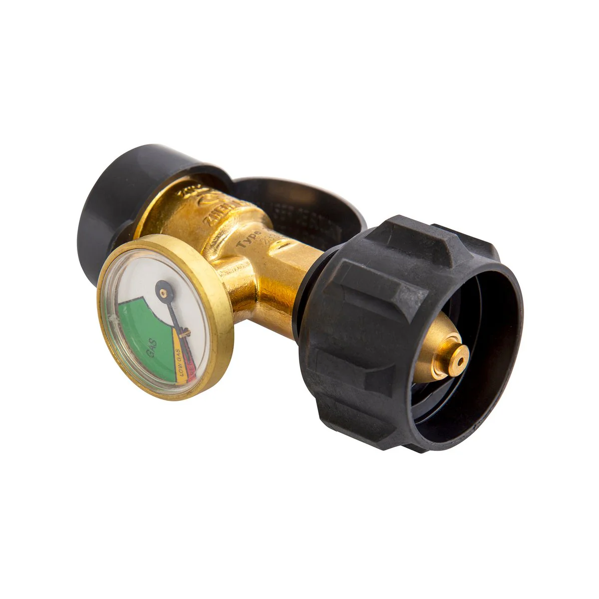 Gasmate Adaptor Capacity Gauge - 48mm x 92mm x 59mm - Durable Brass/Nylon - Fuel Level Monitoring - Image 3