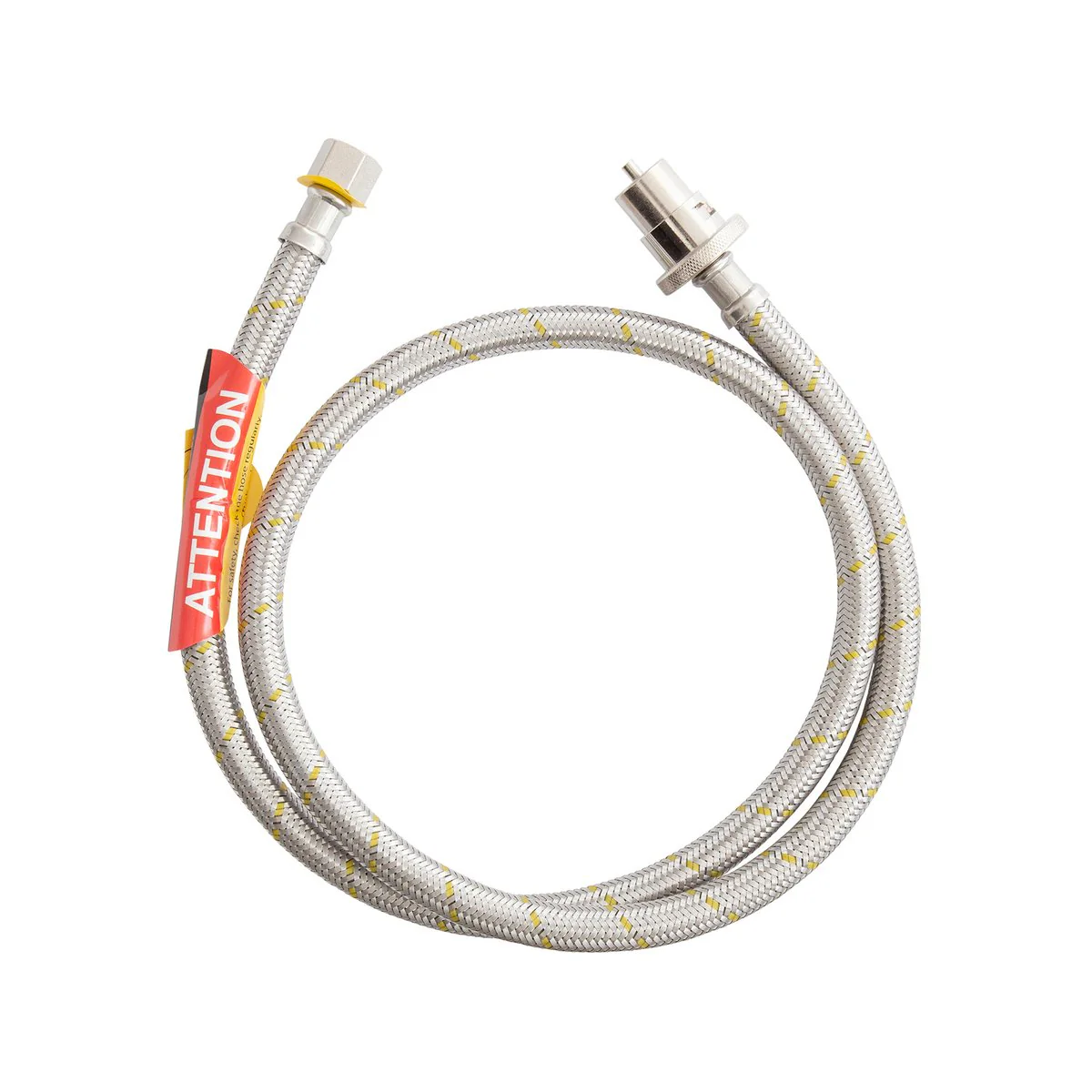 Gasmate Hose 1200mm Bayonet to 5/8" UNF 3/8" SAE - Durable Stainless Steel - Image 3