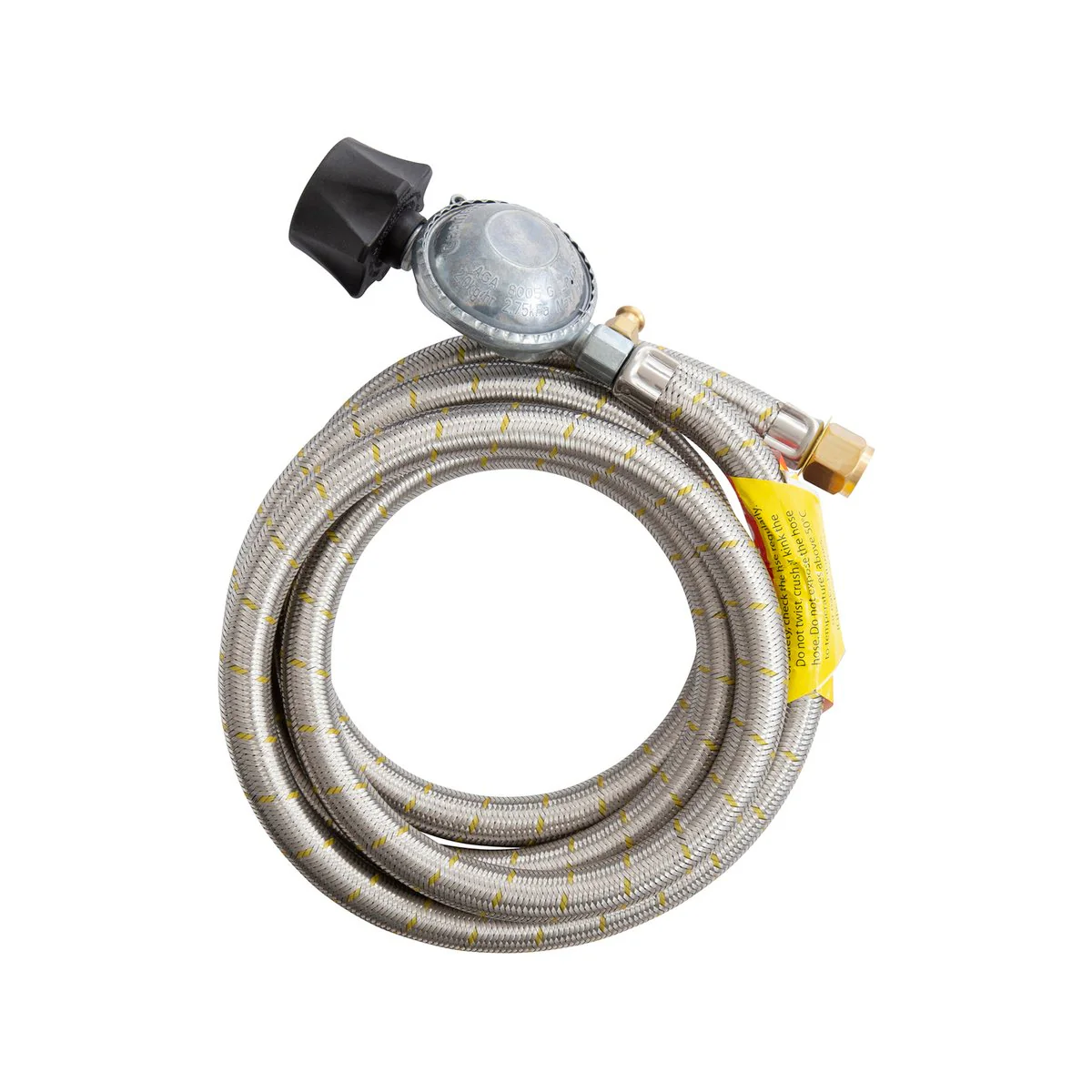 Gasmate Regulator Braided Hose 2000mm LCC27 to 5/8" UNF - Durable Gas Connection - Image 3
