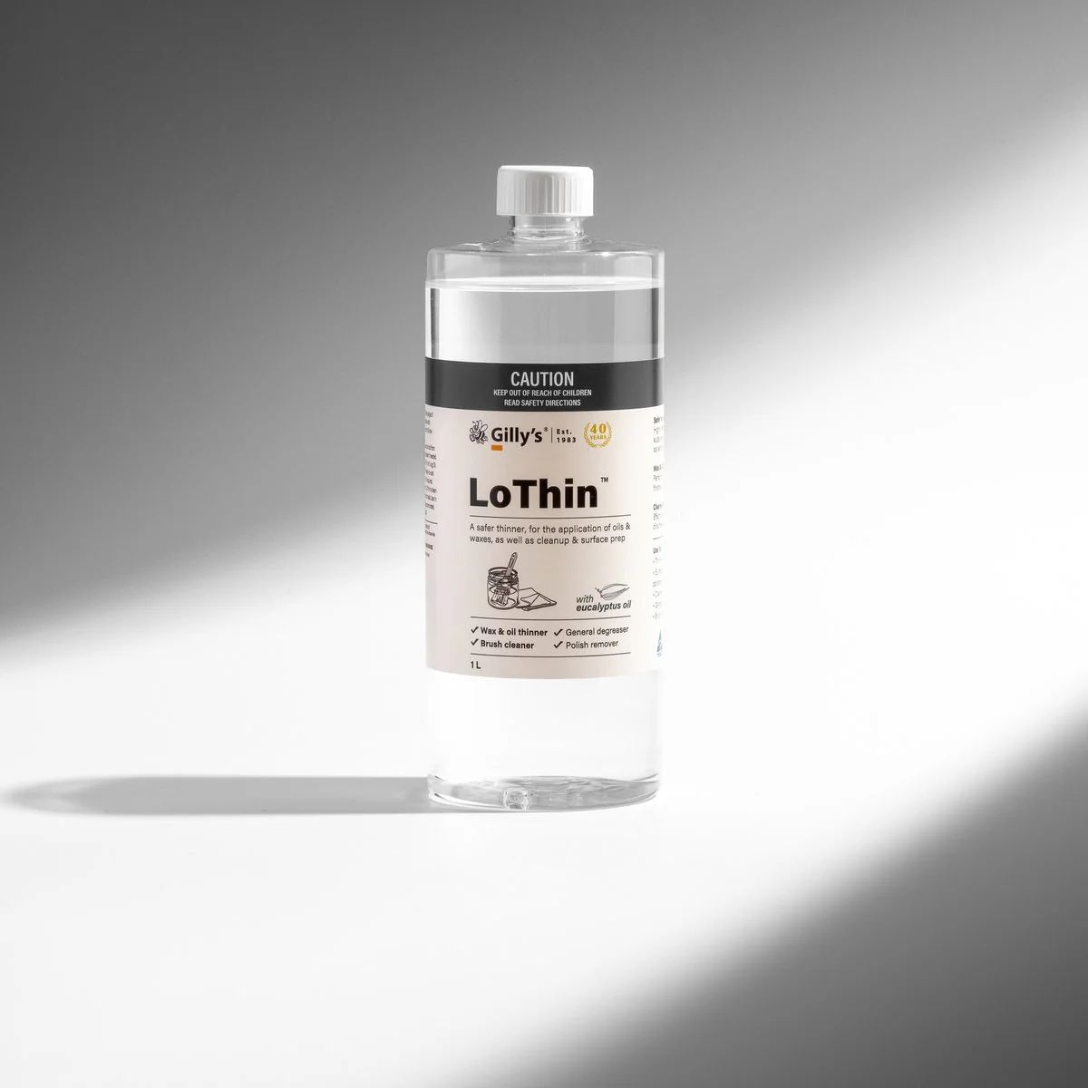 Gilly S Lothin Thinner and Cleaner - 1.2kg - Highly Refined Mineral Solvent - Thinner and Cleaner for Oils and Waxes - Image 2