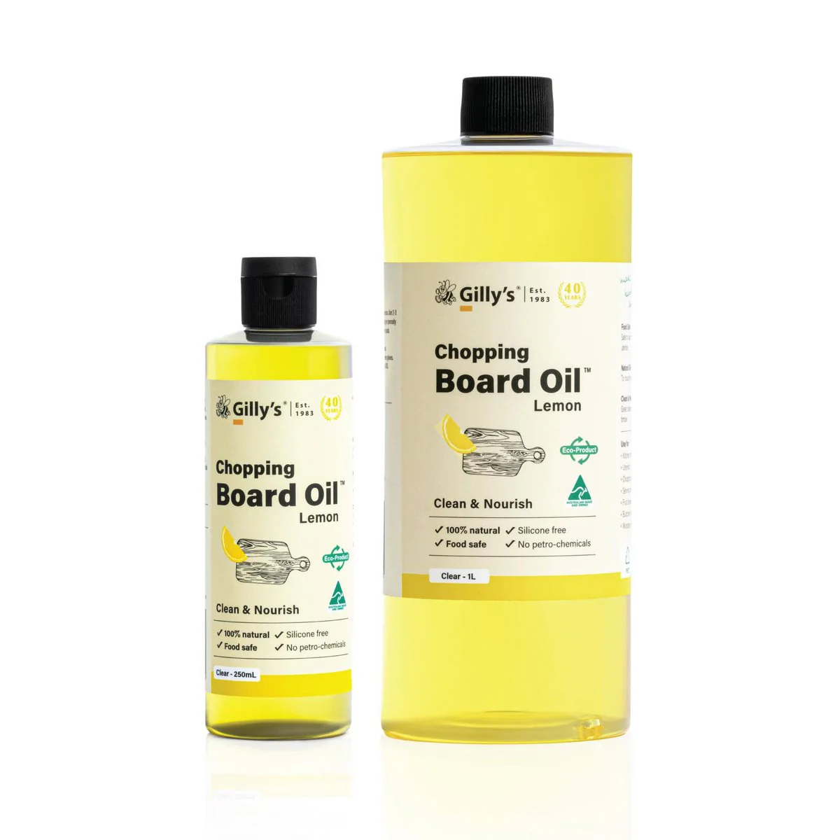 Gilly's Chopping Board Oil - 250ml - Non-Toxic - Safe for Food Use - Image 2