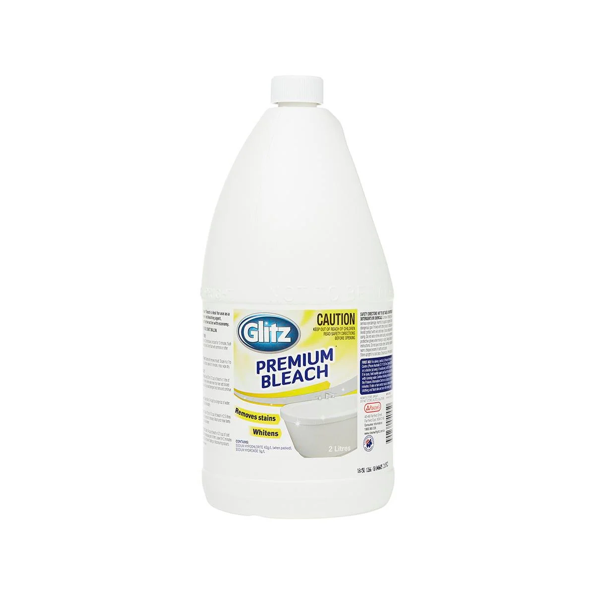 Glitz Bleach - 2L - White - Stain Remover and Sanitiser