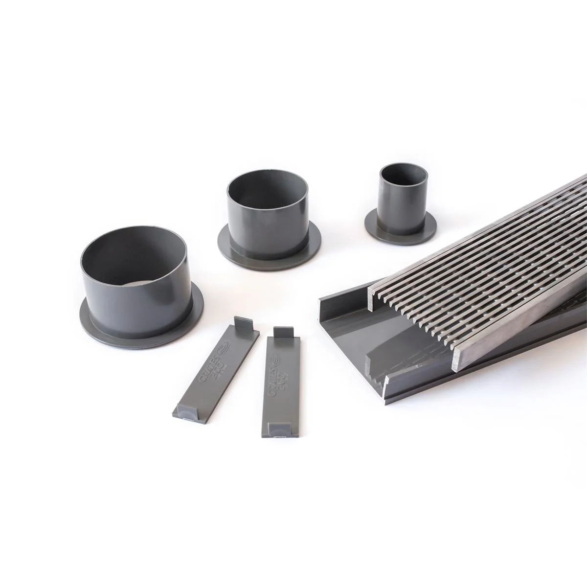 Grates 2 Go Shower Grate - 1250mm - 316 Stainless Steel - Modular Kit