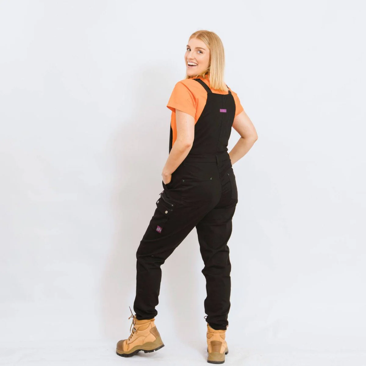 Green Hip All Women Overalls - Size 8 - Black - Comfort & Durability - Image 3