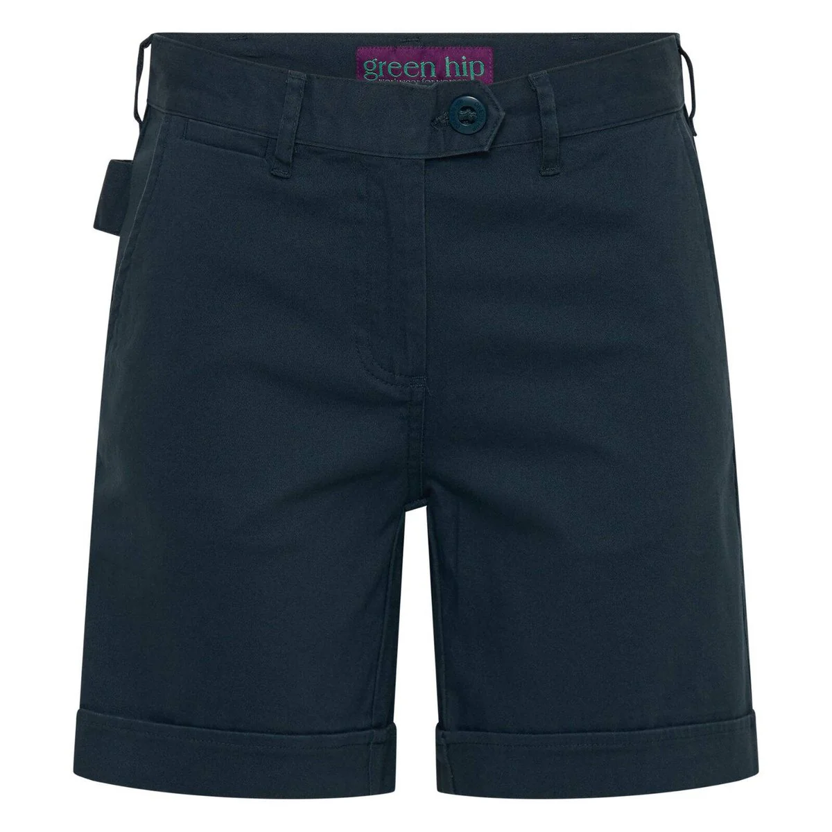 Green Hip Original Shorts - Size 12 - Gardener Green - High-Waisted - UPF 50+