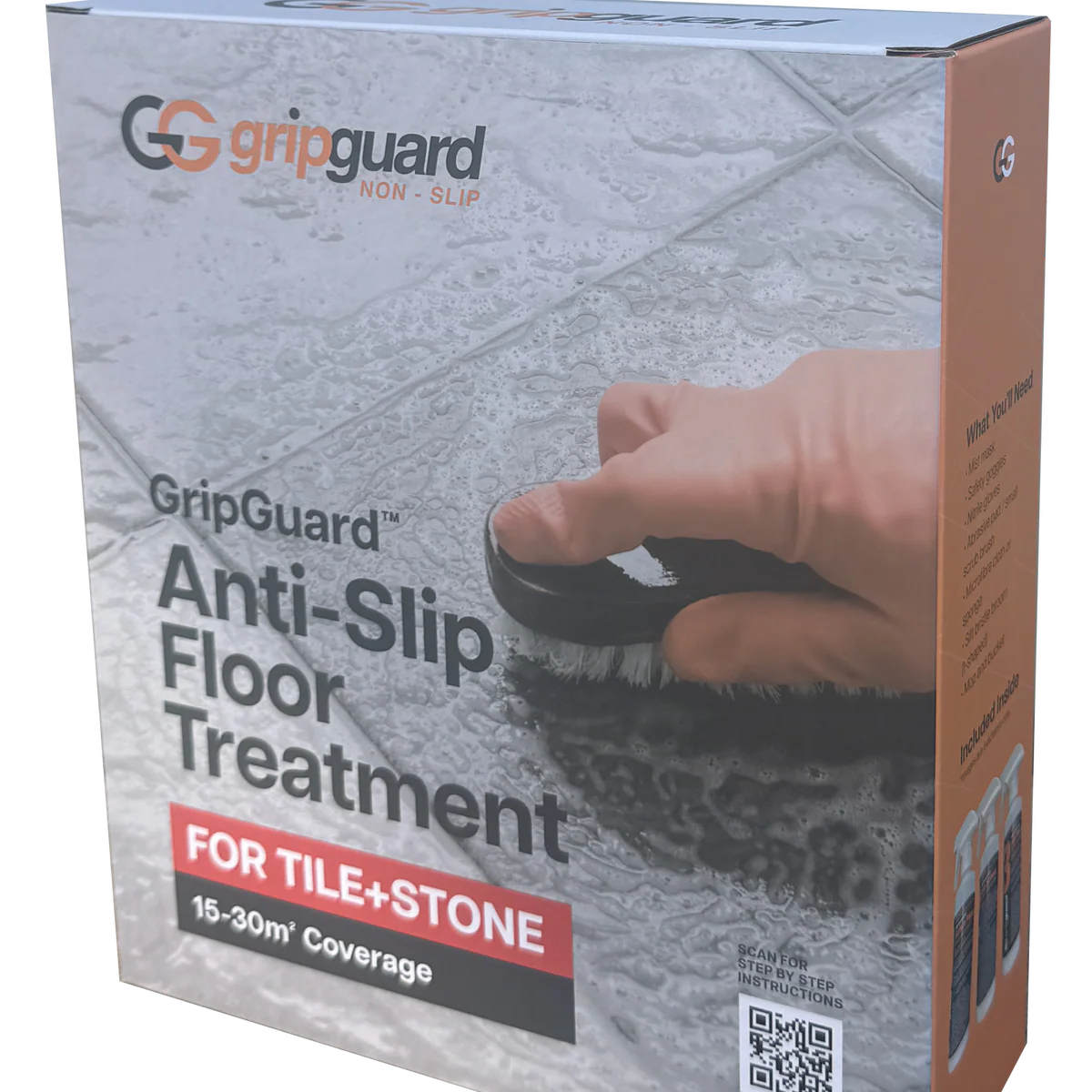 Grip Guard Anti Slip Treatment - 1500ml (3 x 500ml) - Clear - Increases Slip Resistance